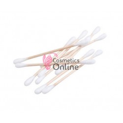 Betisoare cosmetice din  lemn cu bumbac 200 bucati MJ 002 - 1200873